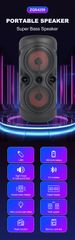 ZQS4259 portatile, supporta la riproduzione di schede TF, piccolo altoparlante stereo Bluetooth con scheda di memoria U Disk_voghion.com