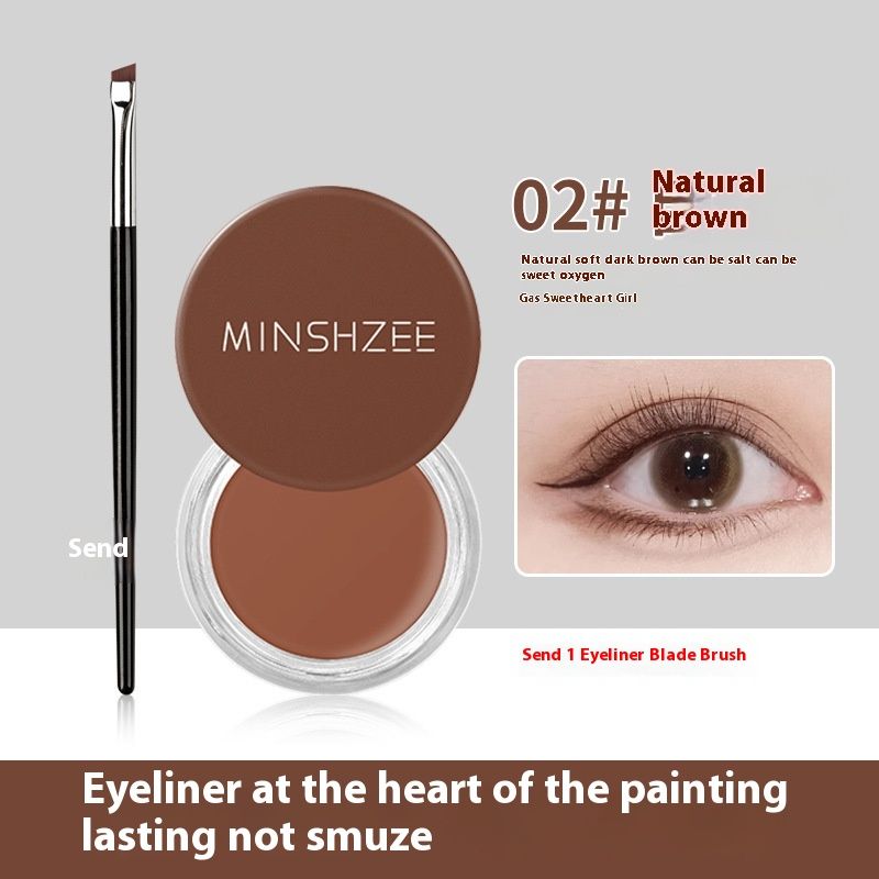 Eyeliner-Creme, wasserfest, schweißresistent, wird nicht leicht schwindelig, hält das Make-up seidig und langanhaltend, trocknet schnell und bildet einen Film, Eyeliner-Creme_voghion.com