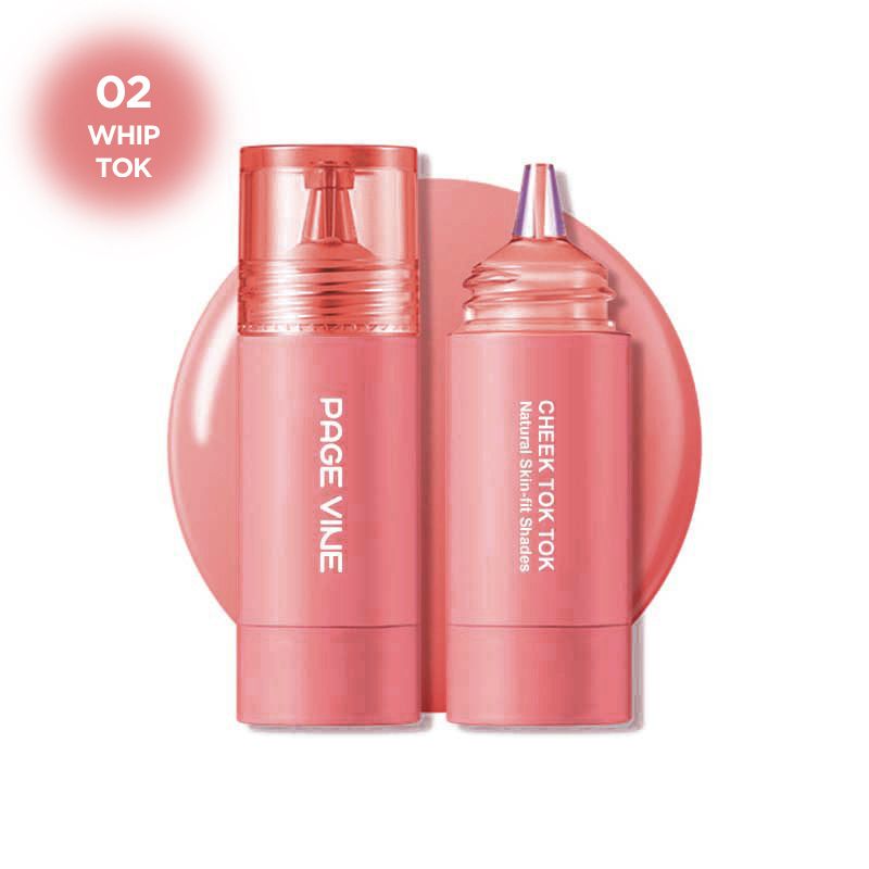 Schéinheet & Gesondheet PAGE VINE Flëssege Rouge Erhellt a Wäisst Natierlech Rouge Multifunktionelle Matte Lippenstift Aenschatt_voghion.com