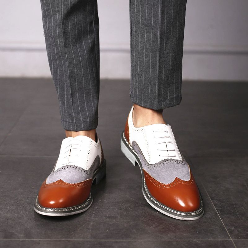 Bullock, matching colors, pointy toes, business casual shoes_voghion.com