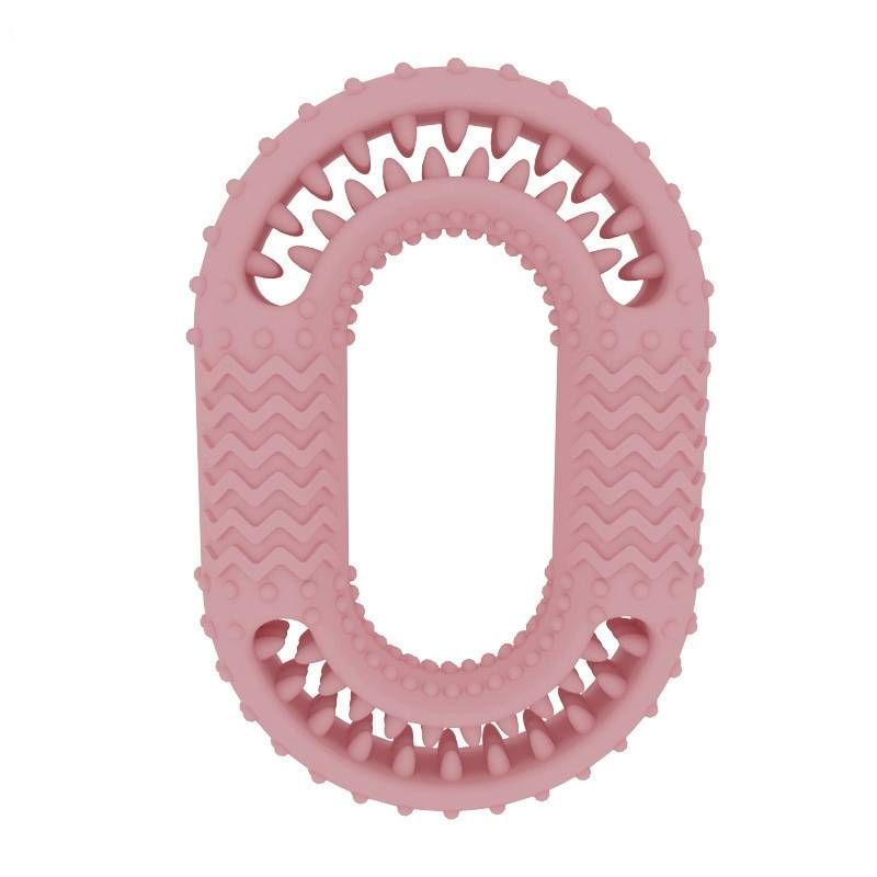 Jucării interactive de dresaj pentru câini, cu dinți curați și cerc, pentru mușcături_voghion.com