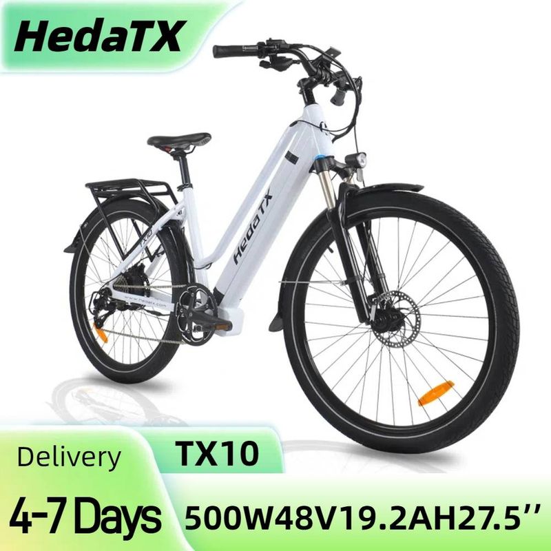 HedaTX TX10 El-bycykel 27,5" dæk 500W motor 48V 19,2Ah batteri_voghion.com