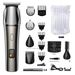 Set tagliacapelli professionale impermeabile - Tagliacapelli in metallo ricaricabile tramite USB con lama a V per sfumature, barba e cura del corpo_voghion.com