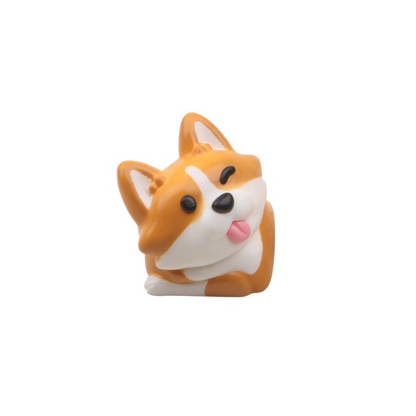 Corgi Butt Shiba Inu Peint à la main Créatif Personnalisé Et Mignon Trois Dimensions Nical Clavier Touches Key Cap Cadeau_voghion.com