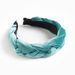 Braid Headband Braid Velvet Gold Velvet Headband_voghion.com