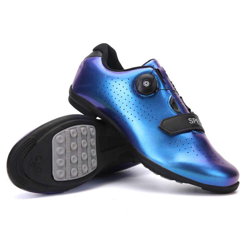 Mountainbike-Schuhe mit Schloss, Herren- und Damen-Rennradschuhe mit Schloss, Spinning-Schuhe mit harter Sohle, Fahrradschuhe mit breiter Sohle_voghion.com
