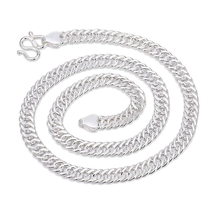 Collana piatta solida da uomo, stile hip-hop, con frusta cubana audace, per fidanzato e capo._voghion.com