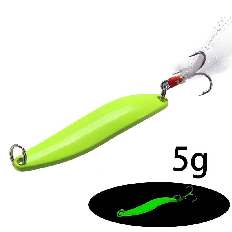 Luminous Willow Leaf Lure sequins for asaru ēsma 5g 7g 10g 13g Metāla ēsma zvejas rīks_voghion.com