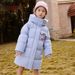 Chaqueta de plumón cálida y elegante para niños para el invierno - Abrigo acolchado de longitud media para niños y niñas (3-8 años) - Ligera y gruesa_voghion.com