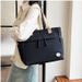 Tote women's stylish large capacity canvas 2024 new trendy internet famous fashion high-end niche shoulder bag_voghion.com