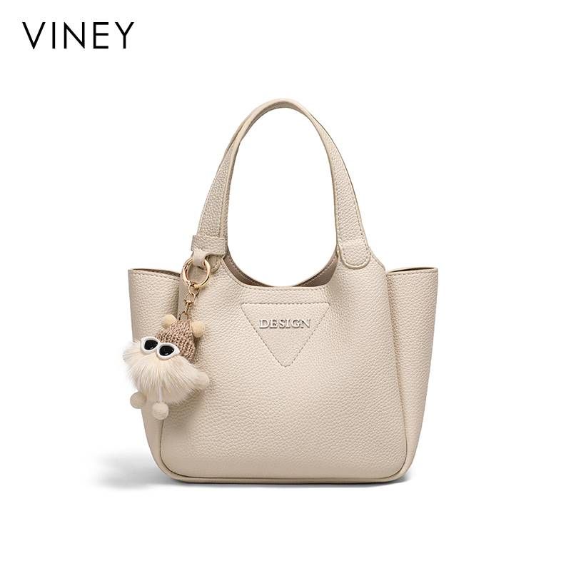 VINEY Bags For Women 2025 New Women's Bags Messenger Bags Hand-held Vegetable Basket Bags Genuine Leather High-end Popular Bucket Bags_voghion.com