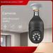 Smart Light Bulb Security Camera - 2K HD 360° Panoramic View WiFi Indoor Camera With Night Vision & Motion Detection_voghion.com