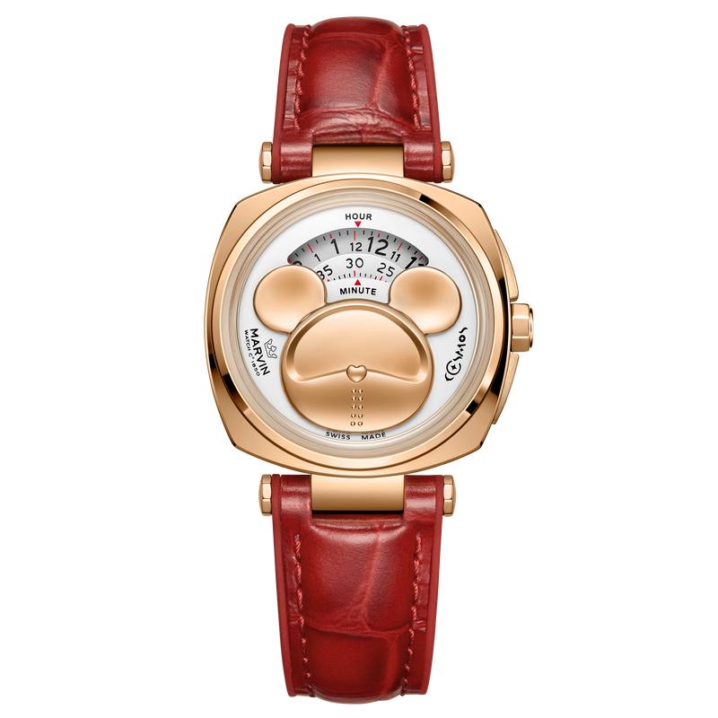 Montre Marvin : Montre mécanique élégante pour femme, collaboration avec Cosmic Bear_voghion.com