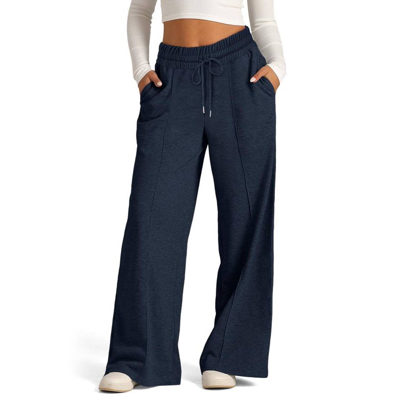 Women's Clothing Y2k Hot Girl Multi Pocket Overalls Sweatpants Women's High Waist Slim Loose Casual Sports Trousers_voghion.com