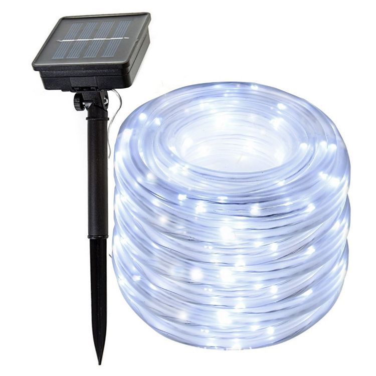 Guirlande lumineuse LED solaire, étanche, pour jardin, terrasse, mariage, fête_voghion.com