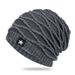Men's Winter Knit Fleece-Lined Beanie Hat_voghion.com