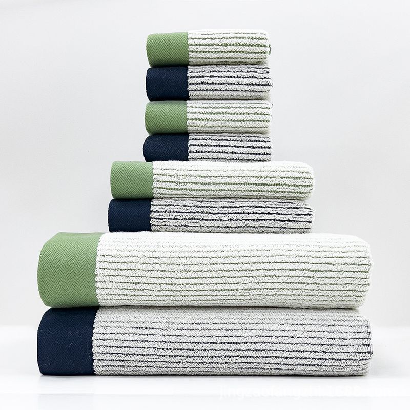 8-Piece Premium Cotton Towel Set - Class A Certified (Bath Towel, Face Towel & Washcloth, Ultra Soft & Highly Absorbent)_voghion.com