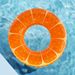 Boias infláveis de PVC espessado para piscina de frutas, laranja, uva, limão, boias de natação para adultos, alta flutuabilidade, brincadeira aquática, relaxamento_voghion.com