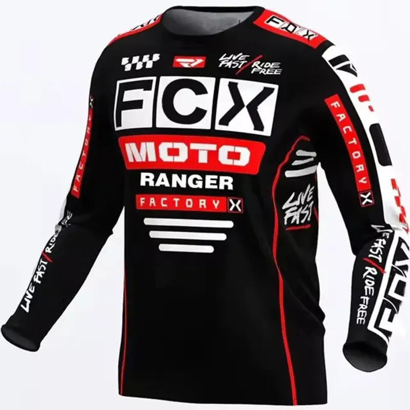 Cycling Sweatshirt Motocross Mountain Enduro Bike Clothing Bicycle Moto Downhill T-shirt Ranger Fox Cycling Jersey MTB_voghion.com