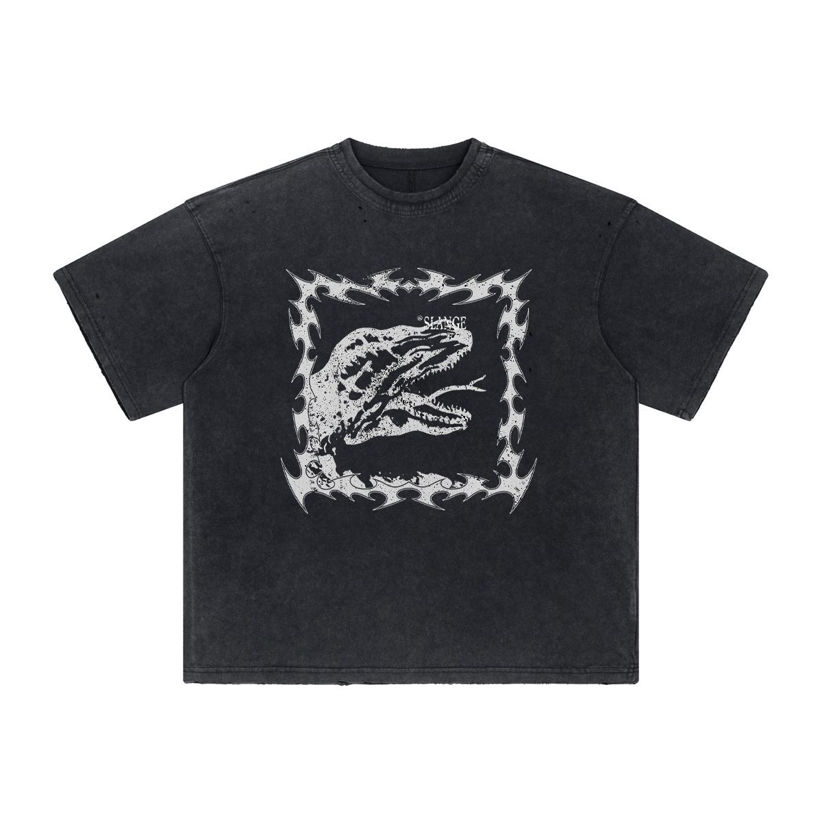 Snake Print Street T-shirt Men's Snakehead Casual Men's Short T_voghion.com