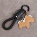 Ottieni subito un portachiavi ricco in vera pelle fatto a mano con cordino in pelle di mucca, ciondolo con corda in pelle, ciondolo per auto Xiaohongshu da uomo e da donna_voghion.com