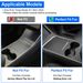 Center Console Organizer Tray Fit For 2021 2022 2023 Tesla Model 3 Model Y Armrest Drawer Storage Box with 2Pcs Silicone Pads_voghion.com