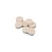 Pkg/25 Miniature 3/4x1/8 Hard Solid Square Edge Felt Wheels_voghion.com