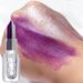 Zweifarbiger Farbverlauf 2-in-1 Lila Silber Glitzer Perle Meerjungfrau Langanhaltender Lippenstift Make-up_voghion.com