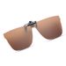 2022 New Dazzling Color Polarized Aviator Prescription Sunglasses One-piece Large Frame Flip-up Clip-on Glasses_voghion.com