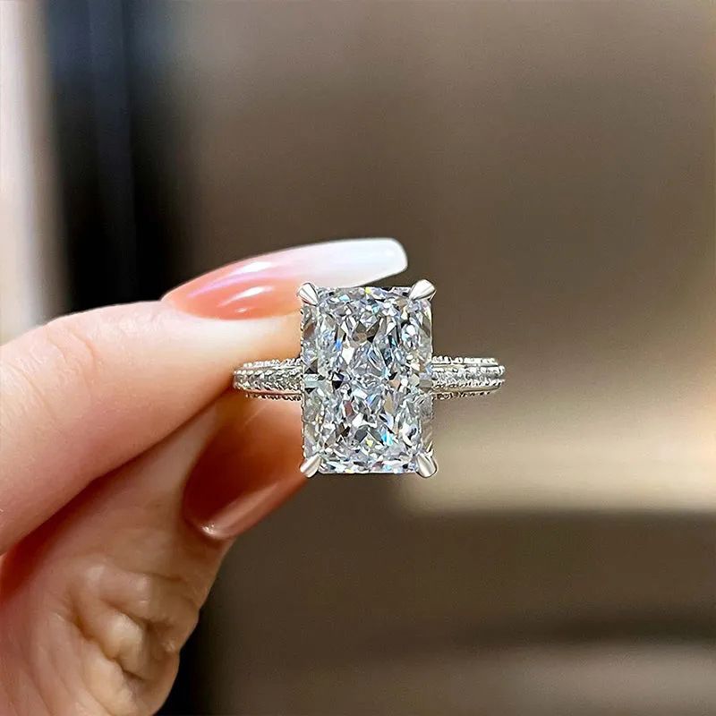 Cao Shi's Explosive New Style Set With Oversized Zircon Simple Women's Ring, Girlfriend Gift, And Jewelry_voghion.com