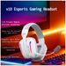 V10 Three-mode Game Headset-5.1 Surround Sound Noise Reduction Microphone For PS5/PC/Switch-lightweight 208g Design_voghion.com