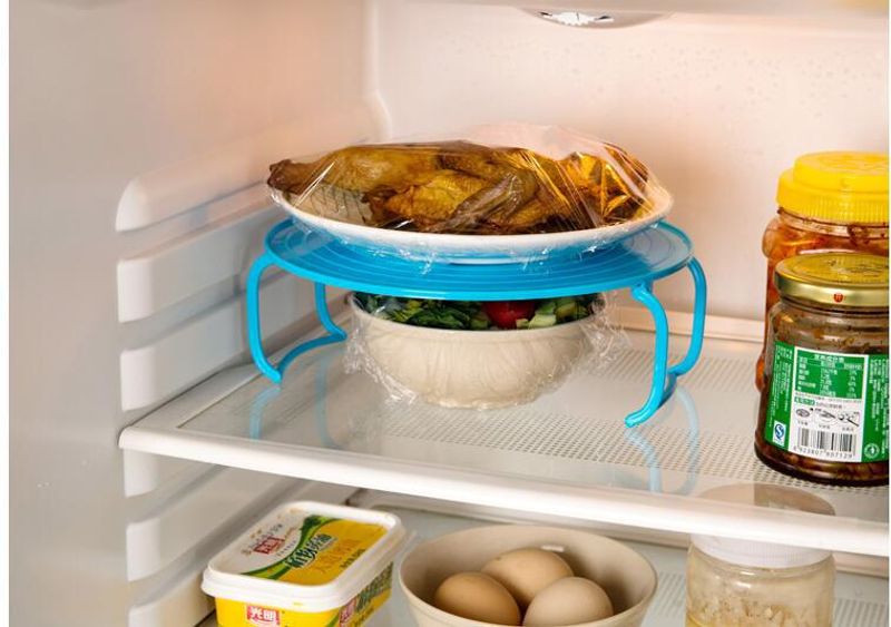 Microwave oven double-layer tray layered steaming rack layered steaming rack tray rack double-layer heat insulation Tray storage pot pad_voghion.com