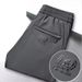 Herrenbekleidung Hochwertige Eisseidenhose für Herren, Stretch-Freizeithose für Herren mittleren Alters und junge Männer, elastische Taille, lockere, sportliche, dünne, gerade, lange Hose_voghion.com
