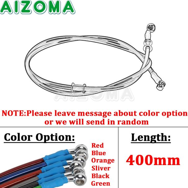 40 cm-220 cm universāls motociklu hidraulisko bremžu šļūteņu, E trošu cauruļu pītās eļļas šļūtene Honda XR CRF 50 70 80 100_voghion.com