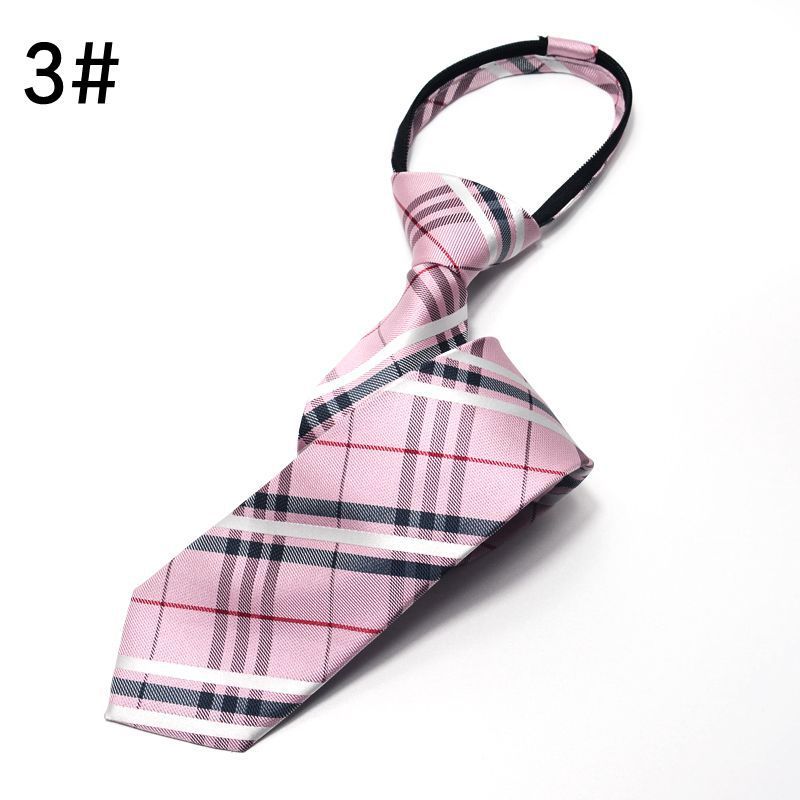 Yläasteen opiskelija college style JK ilman solmua laiska vetoketju solmio lyhyt kapea painos 38cm_voghion.com
