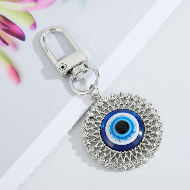 Creatieve Duivelsoog Sleutelhanger Blauwe Oog Sleutelhanger Tas Hanger Olie Druppel Oog Deur Gesp Sieraden_voghion.com