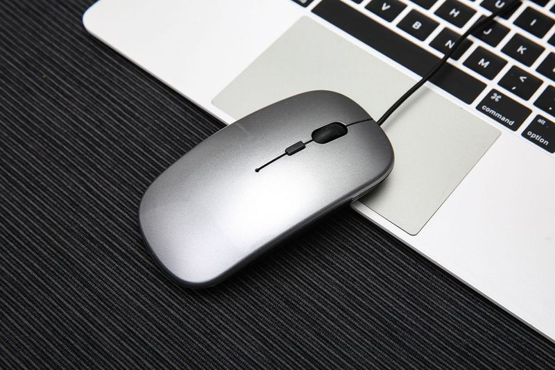 Mouse cablato silenzioso, mouse fotoelettrico femmina ultrasottile per computer desktop, laptop, regalo per la casa, cartone animato_voghion.com