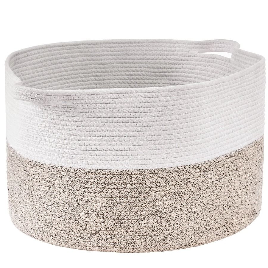 Cn Cestino intrecciato X In 20 Coperta in corda 67L 13 X 20 Cestino_voghion.com