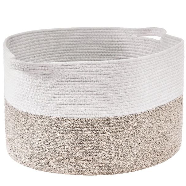 Cn Cestino intrecciato X In 20 Coperta in corda 67L 13 X 20 Cestino_voghion.com