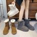 Platform Height-Increasing Snow For Women 2025 Autumn New Fleece-Lined Thickened Warm Short Fashionable Versatile Cotton_voghion.com