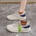 Wingate Couple Flyknit Socks Simple Breathable Thick Bottom Multifunctional Sneakers_voghion.com