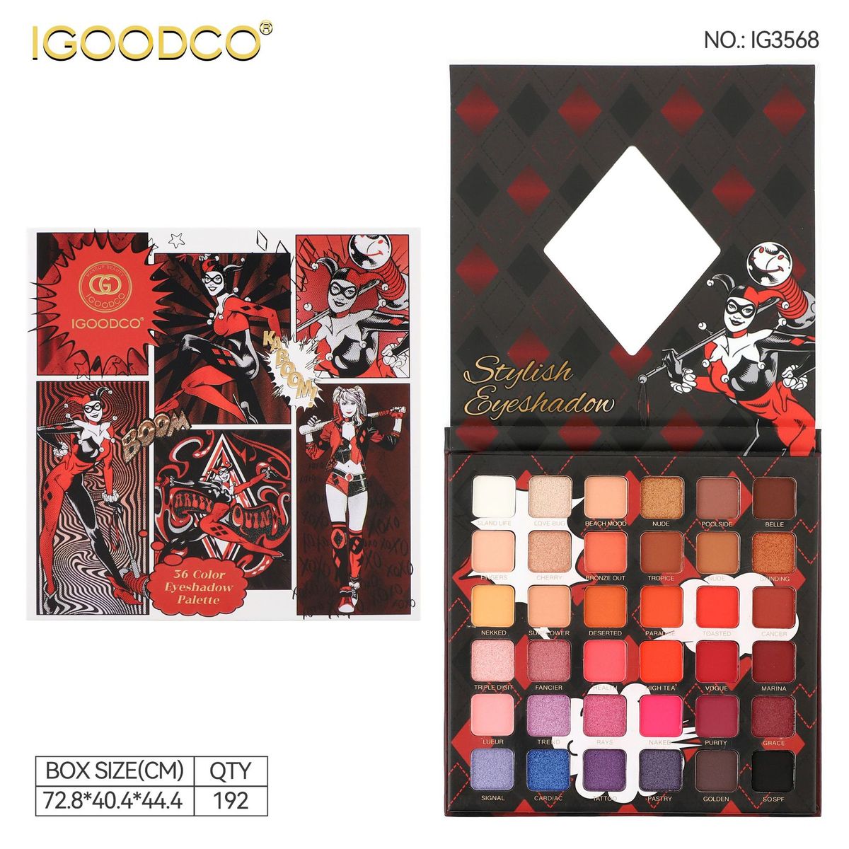 Eye Shadow IGOODCO New Spot 36 Color Eye Shadow Palette Matte Pearlescent Multifunctional Makeup Palette_voghion.com