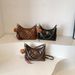 Trendy and stylish diamond grid embroidered thread pillow 2024 crossbody trendy single shoulder armpit bag_voghion.com