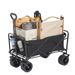 Cart Capacit 350 AllTerrain Lbs Folding Cu.ft Weight With 3 Wheels Folding Duty Cart Wagon Wagon Heavy Beach Collapsible Wagon_voghion.com