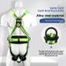 Hexin National Standard Reflective Five-Point Nighttime High-Altitude Work Double Hook Fall Protection European Style_voghion.com