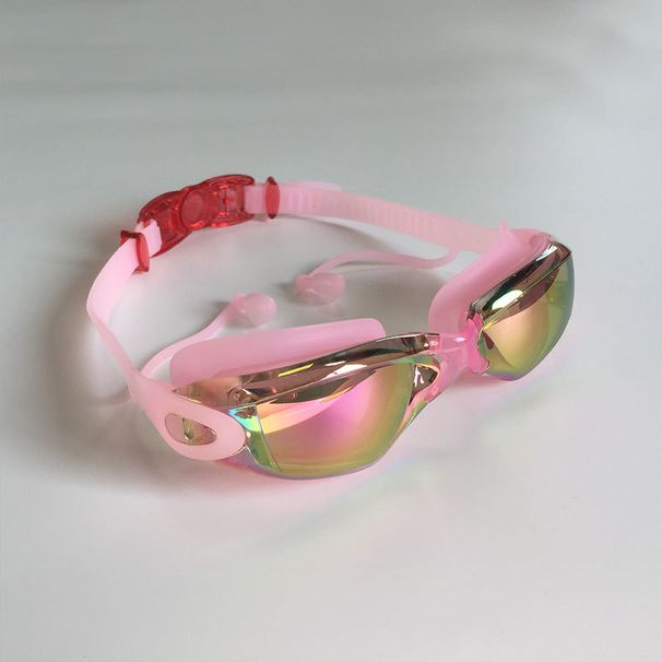 Svømmende nyt 2023 udstyr, galvaniseret, vandtætte og anti-dug silikone svømmebriller til voksne_voghion.com