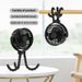Új, háromlábú ventilátor, USB töltés, hosszú akkumulátor-élettartam, rögzítésgátló, kézi, kültéri, hordozható polip tartó, kis ventilátor_voghion.com