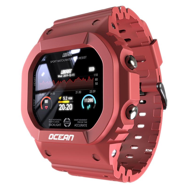 Ocean Bluetooth Sports Smart Watch Herzfrequenz-Blutdruck-Gesundheitsüberwachung Multi-Sport-Modus Armband_voghion.com