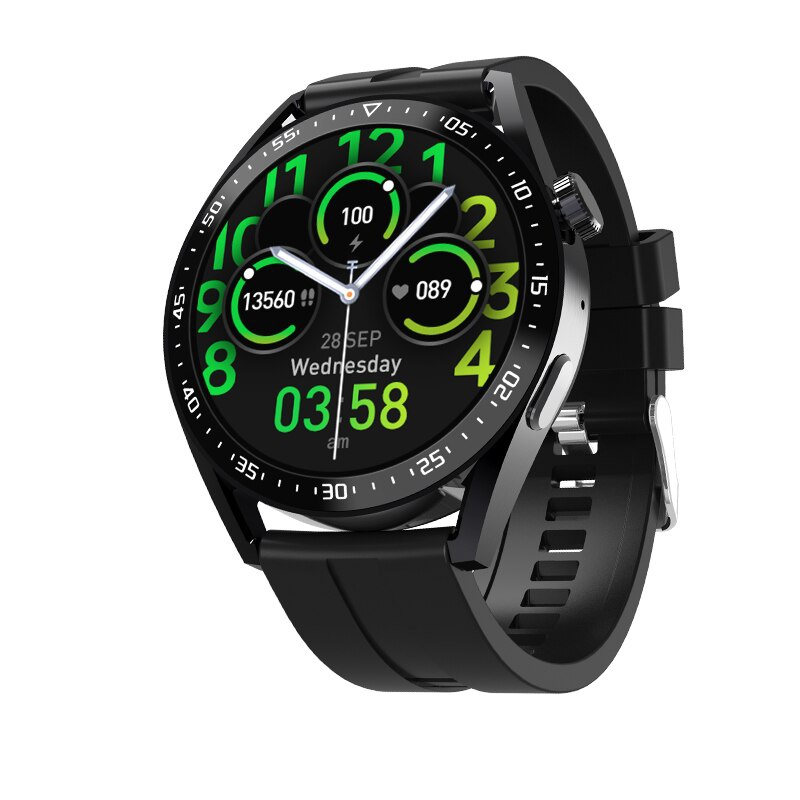 Original HW28 Smart Watch Videokontroll NFC Ai Voice Assistant Bluetooth Call Music Trådløs lading Blodsukker Smartwatch_voghion.com