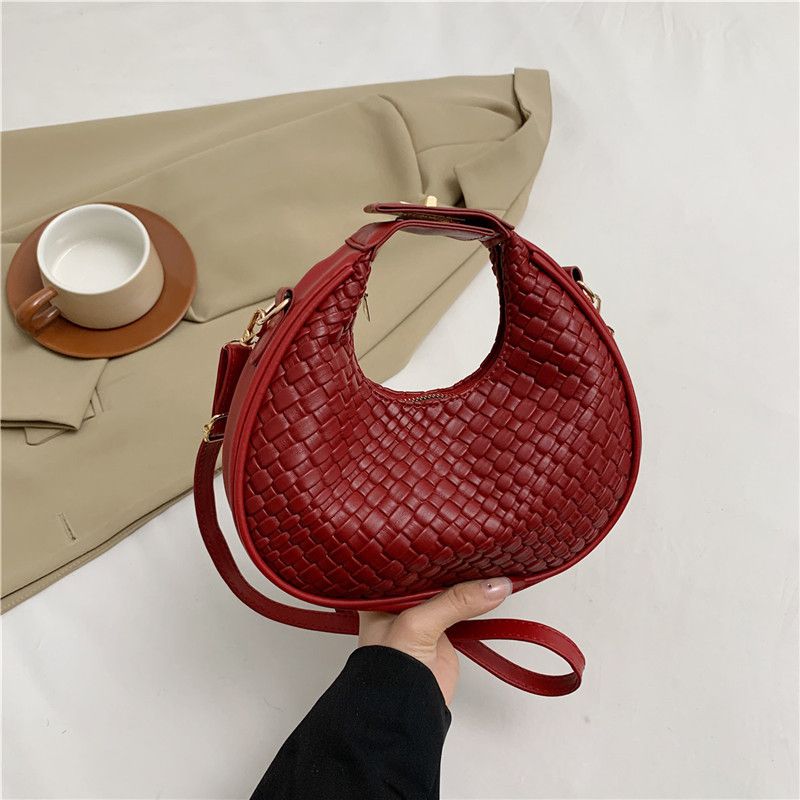 Sac à bandoulière pour femme, sac à main rétro tendance, sac à main pour femme, sac à bandoulière simple, imprimé crocodile, couleur unie, décontracté, tendance_voghion.com